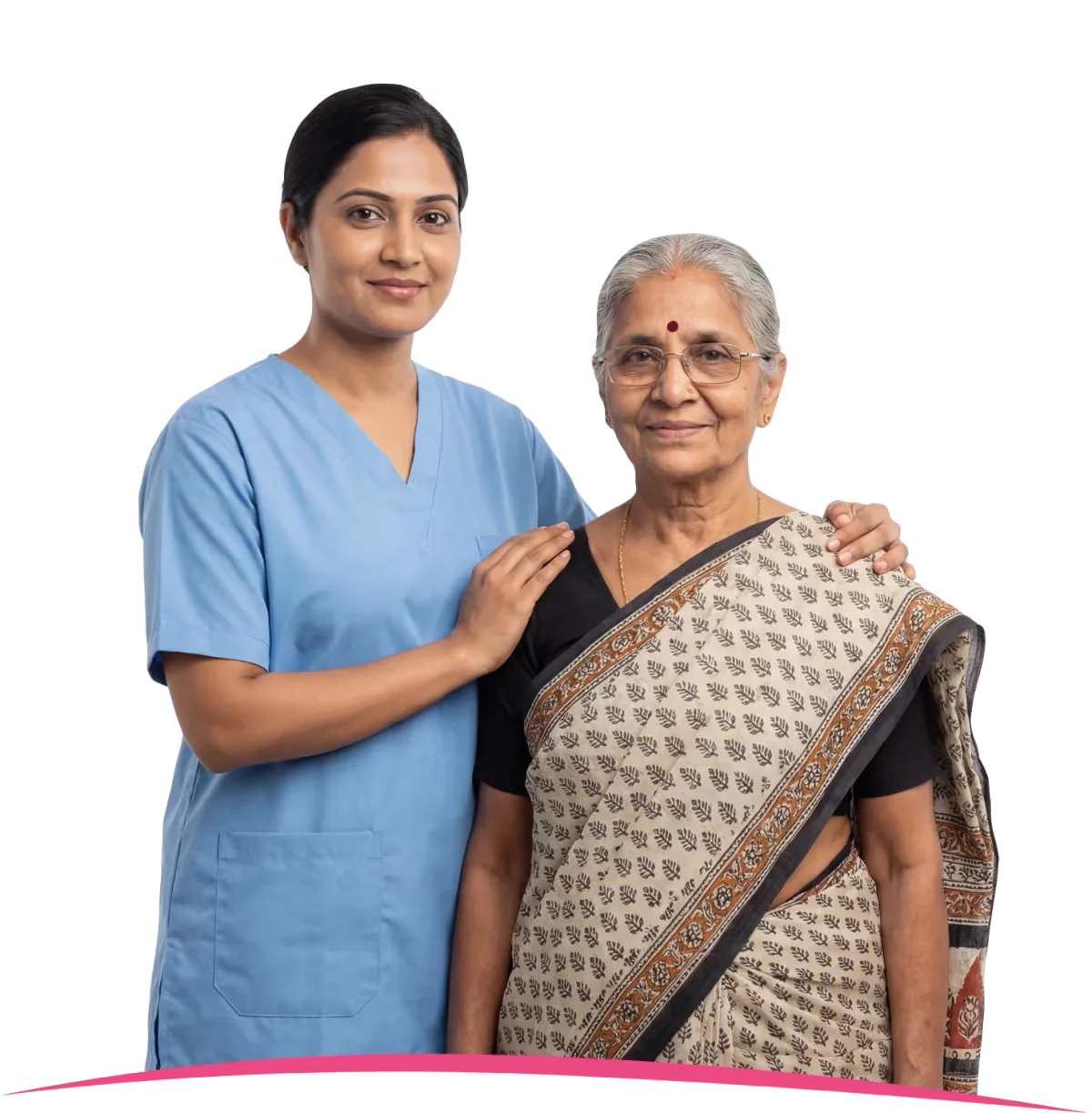 Caregiver with senior — Assisted Living