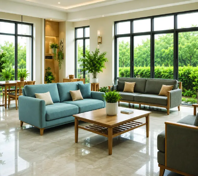 Comfortable spaces
