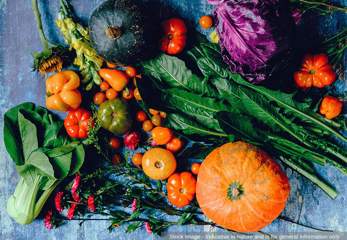 Farm-fresh vegetables and fruits make mealtimes memorable for senior residents