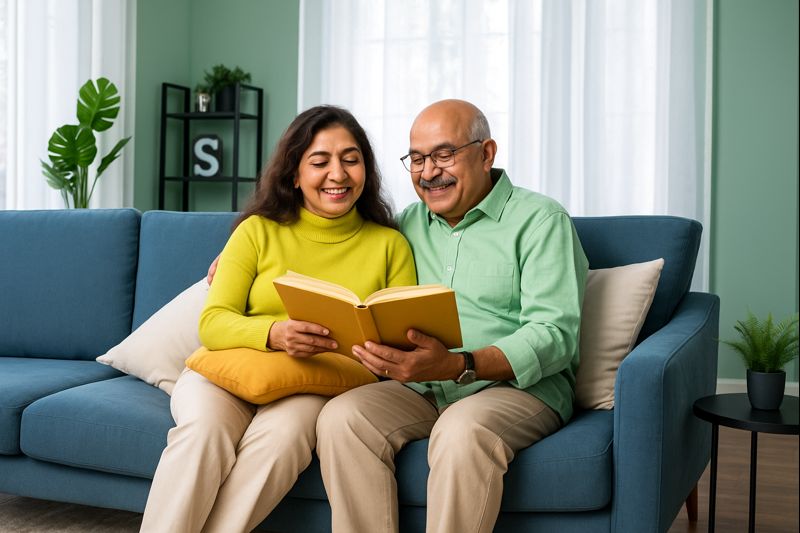senior living villas are offering reading lounges
